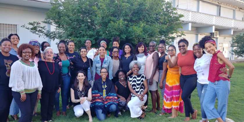 165 b Enthousiaste deelnemers en trainers van de CEDAW South to South Capacity Building Training